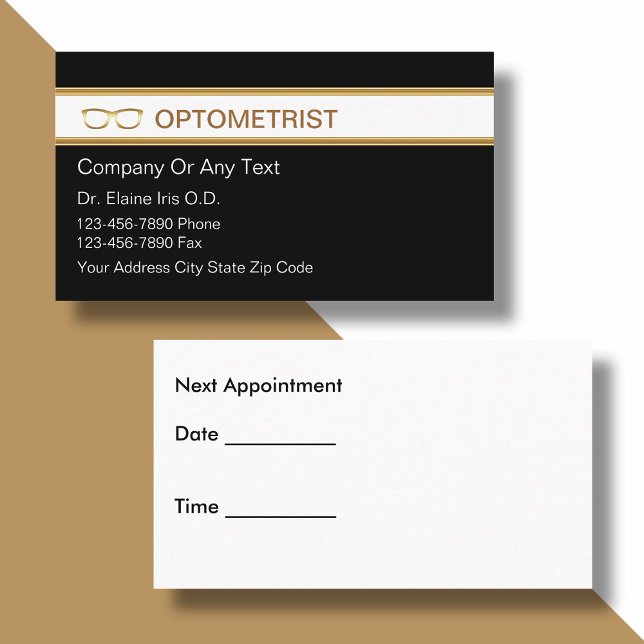 Optometrist Business Cards (Creator Uploaded)