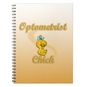 Optometrist Chick Spiral Notebook