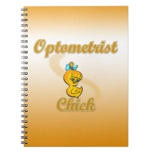 Optometrist Chick Spiral Notebook