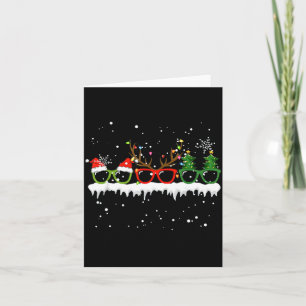 Optometrist Christmas Tree Gles Costume Santa Opto Card