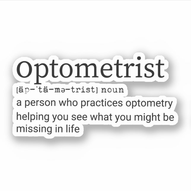 Optometrist Definition, Optometry, Optometrist (Front)