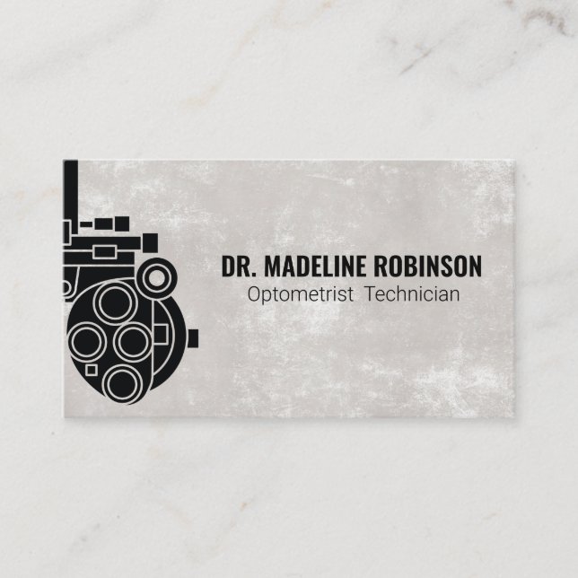 Optometrist | Doctor | Eye Exam Appointment Card (Front)