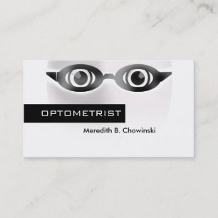 Optometrist Eye Care Specialist Business Card