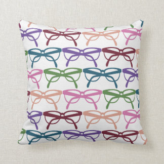 Optometrist Eye Glasses Pattern Print Cushion