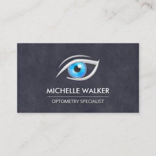 Optometrist Eye Lens Logo Business Card