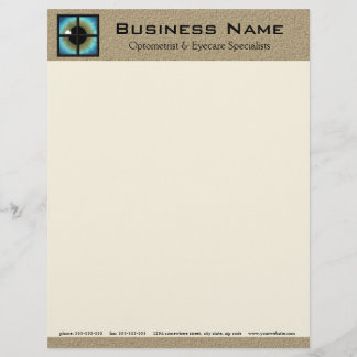 Optometrist & Eyecare Specialists Letterhead