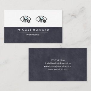 Optometrist   Eyes Icon Business Card