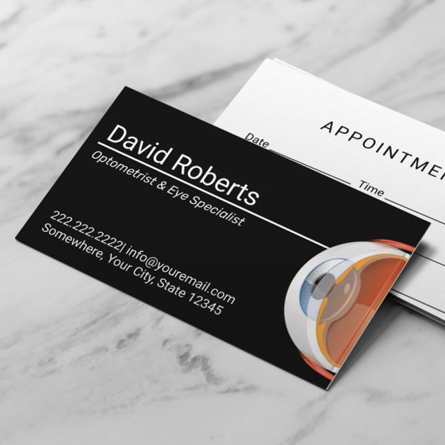 Optometrist & Eyewear Vision Care Appointment Card (Creator Uploaded)