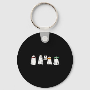 Optometrist Ghost Boo Center Halloween Optician  Key Ring