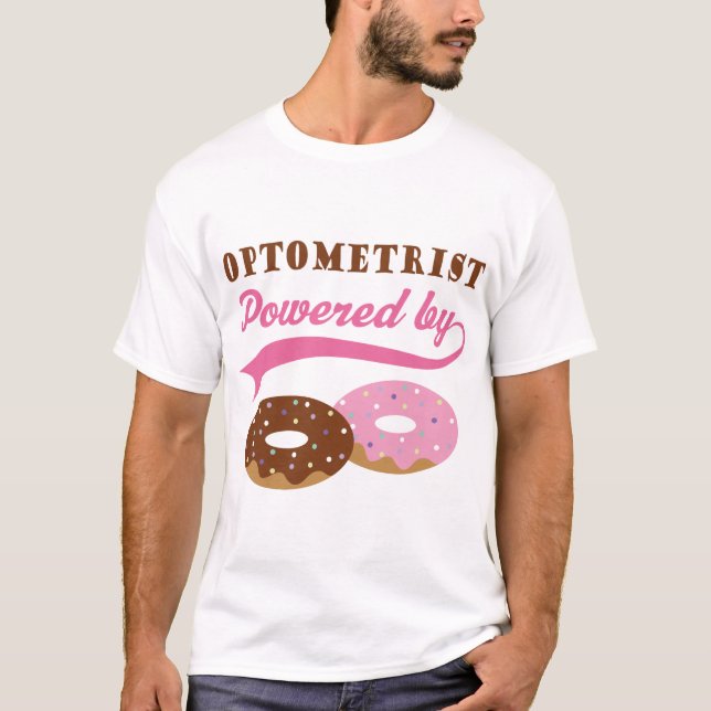 Optometrist Gift (Doughnuts) T-Shirt (Front)