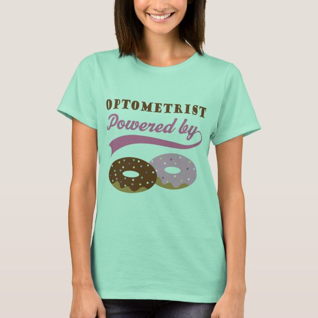 Optometrist Gift (Doughnuts) T-Shirt (Front)