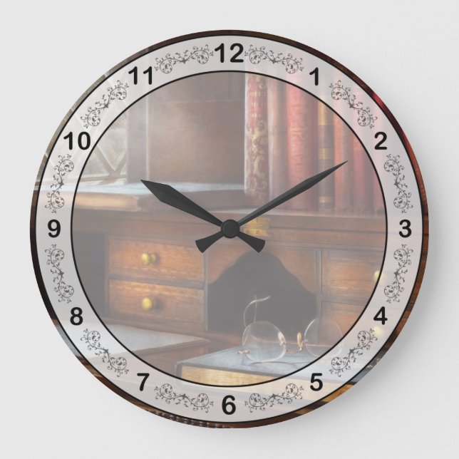 Optometrist - Glasses - Career paths Large Clock (Front)