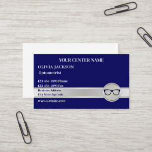 Optometrist Modern Eyewear Doctor Vision Care  Business Card