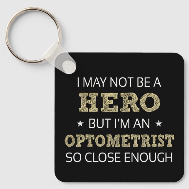 Optometrist Novelty Key Ring (Front)
