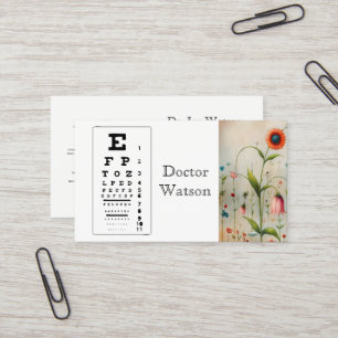 Optometrist Ophthalmologist Eye Business Card
