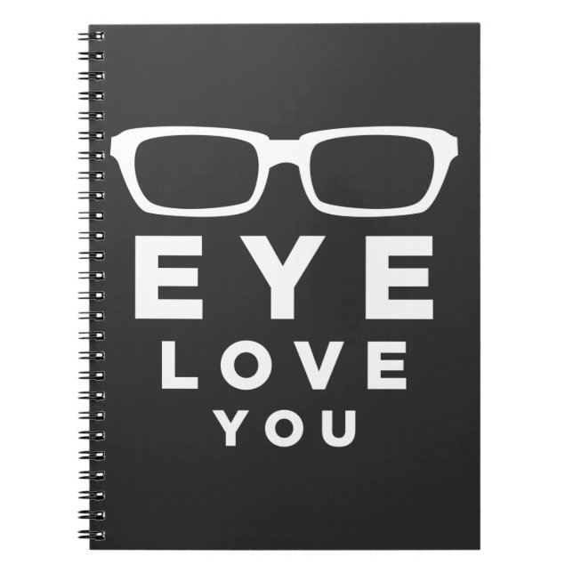Optometrist Optician Eye Doctor Ophthalmology Fun Notebook (Front)