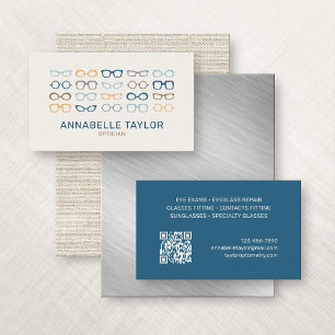 Optometrist Optician Vision Eye Glasses Business Card