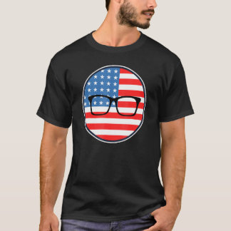 Optometrist Optometry Optician Patriotic Us Flag 4 T-Shirt