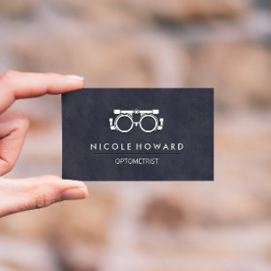 Optometrist Phoropter Equipment Business Card