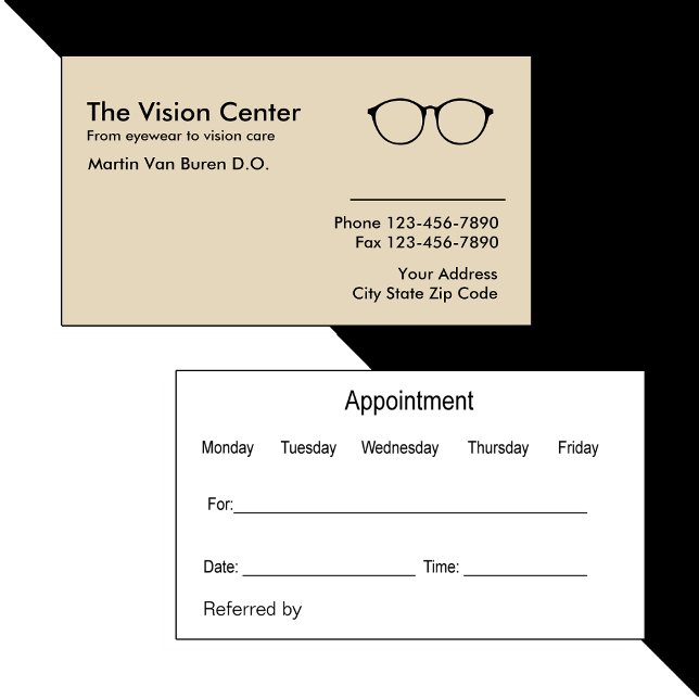 Optometrist Vision Care Referral Card (Creator Uploaded)
