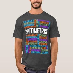 Optometrist Words T-Shirt
