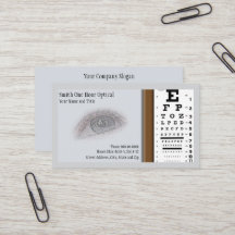 Optometrists Business Card