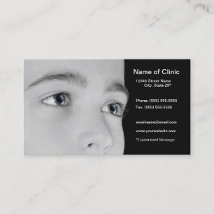 Optometry Appointment Reminder Soulful Hazel Eyes Card