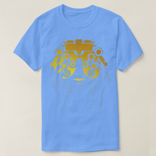 Optometry Art 3 T-Shirt (Design Front)