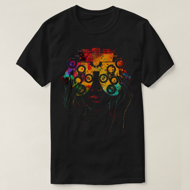 Optometry Art T-Shirt (Design Front)