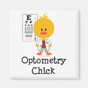 Optometry Chick Magnet