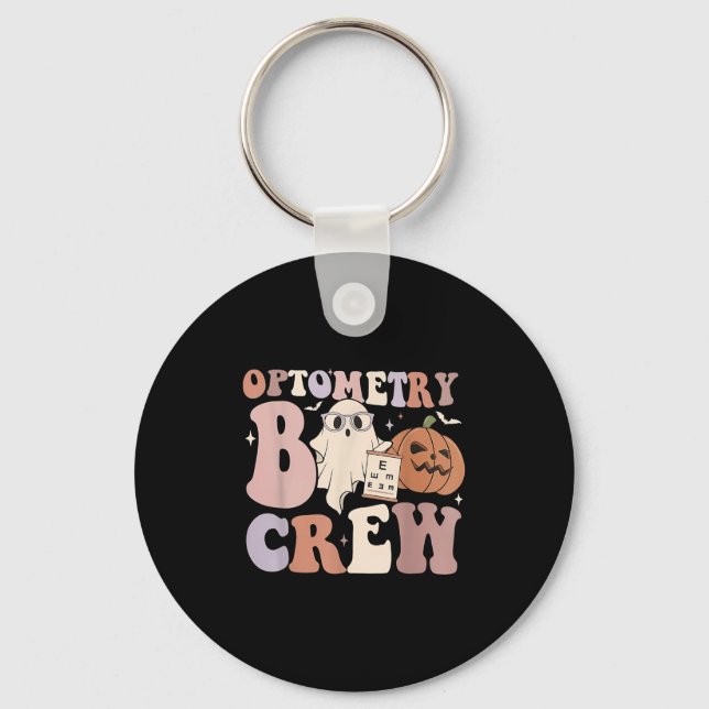 Optometry Crew Optometry Boo Crew Halloween Optici Key Ring (Front)