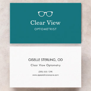 Optometry Eye Doctor Business Card