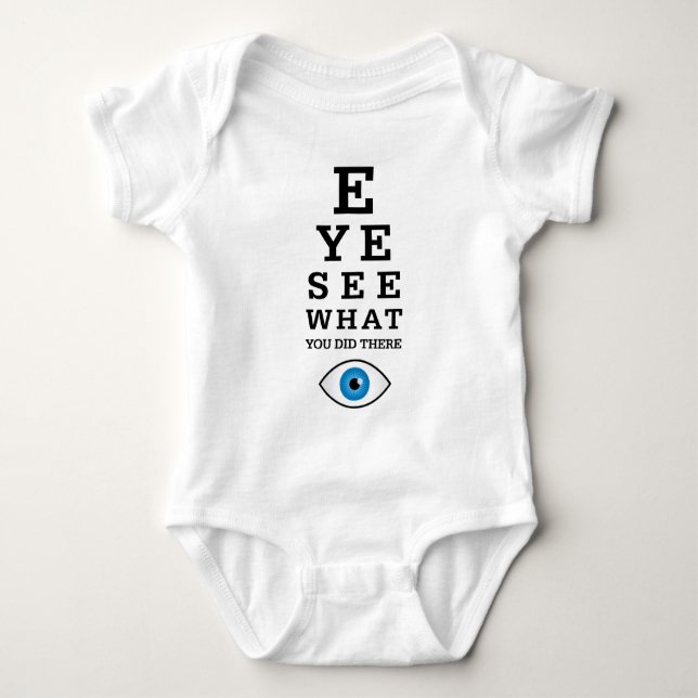 Optometry Eye See Baby Bodysuit (Front)
