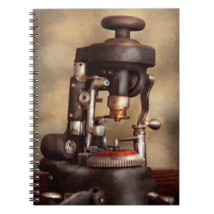 Optometry - Lens cutting machine Spiral Notebook