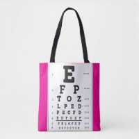 Optometry Ophthomolgist Eye Doctor Eye Chart Tote