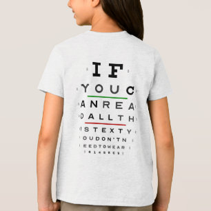 Optometry, Perfect Vision, no need glasses Tri-Blend Shirt