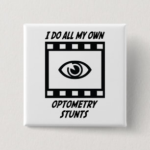 Optometry Stunts 15 Cm Square Badge