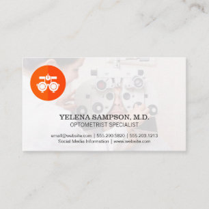 Optometry Vision Logo   Prescription Glasses Business Card