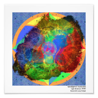 Optoskeptical Cosmandala Photo Print