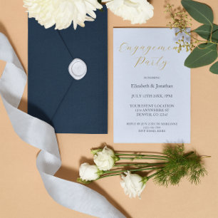 Opulent Blue Engagement Party