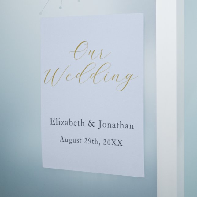 Opulent Blue Wedding Poster (Creator Uploaded)