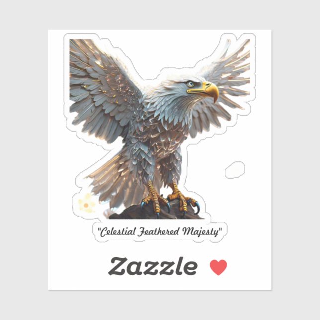 "Opulent Eagle in Flight" (Sheet)