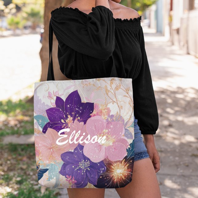 Opulent Floral Symphony Tote Bag (Creator Uploaded)