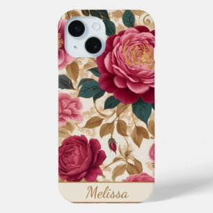 Opulent Garden Roses iPhone 15 Case