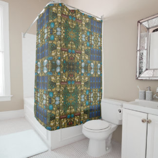 Opulent Josef Hoffmann Design Shower Curtain