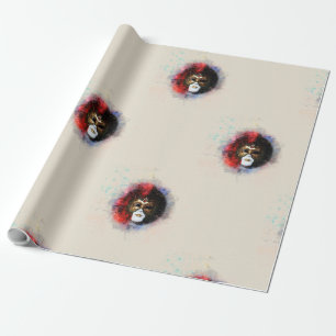 Opulent Venetian Carnival Mask Wrapping Paper