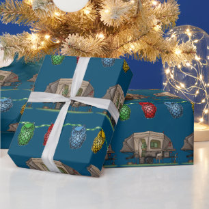 Opus 4 Pop Up Camper RV happy camper Wrapping Paper