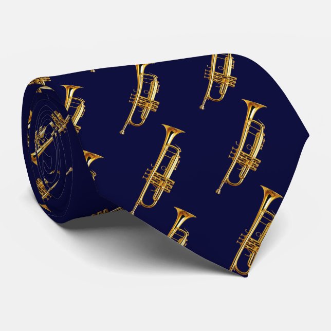 OPUS CHANGEABLE Golden Trumpet Tie (Rolled)