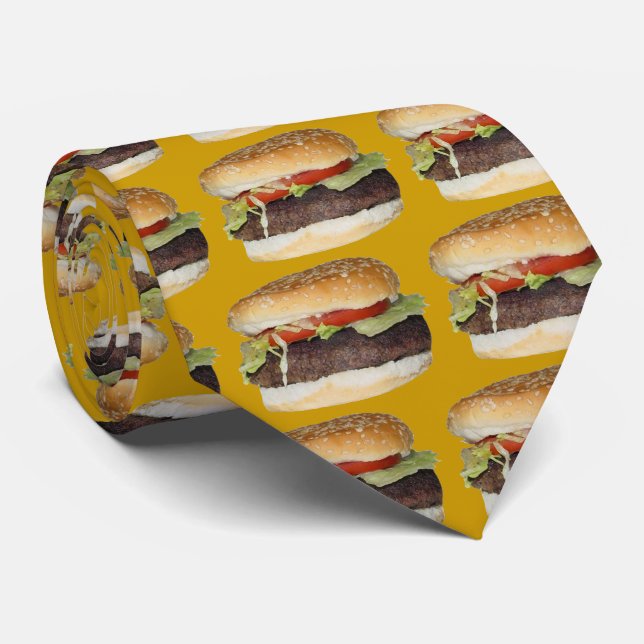 OPUS CHANGEABLE Hamburger on Mustard Tie (Rolled)