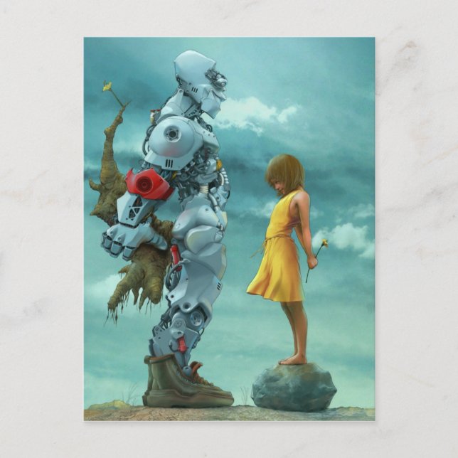 OPUS Cyber Valentine's Day Holiday Postcard (Front)